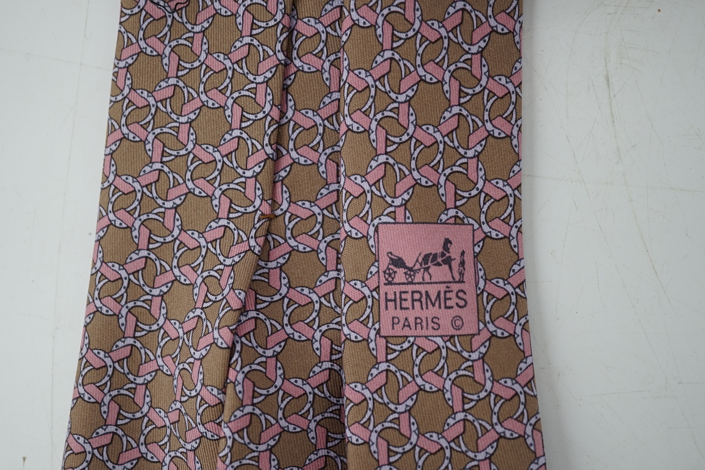 Three Hermès ties